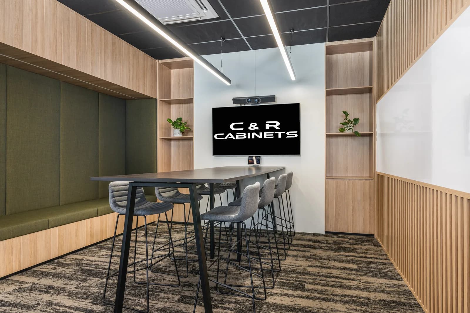 Custom cabinetry by C & R Cabinets
